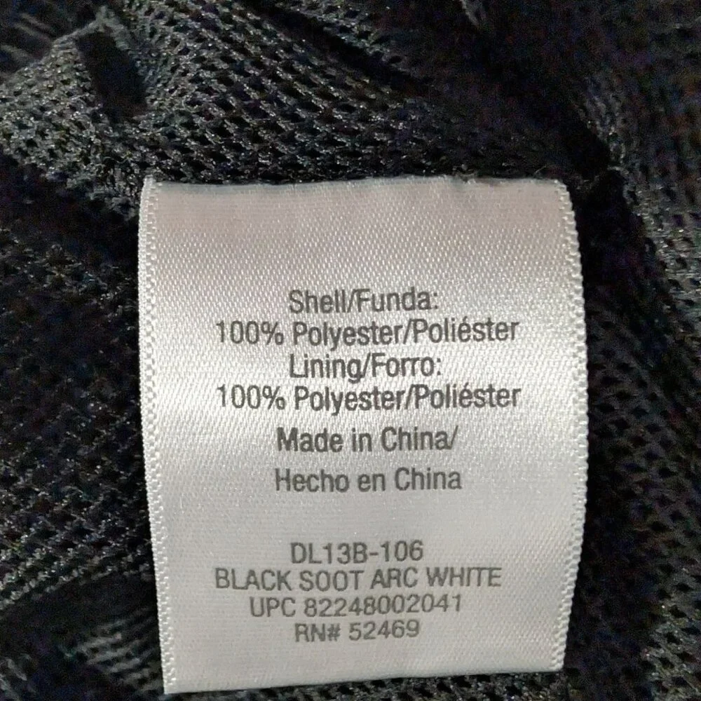 Danskin Now PLus Size XXL 2XG 20 Black White Athletic Lined Capris Cropped Pants - Picture 4 of 10